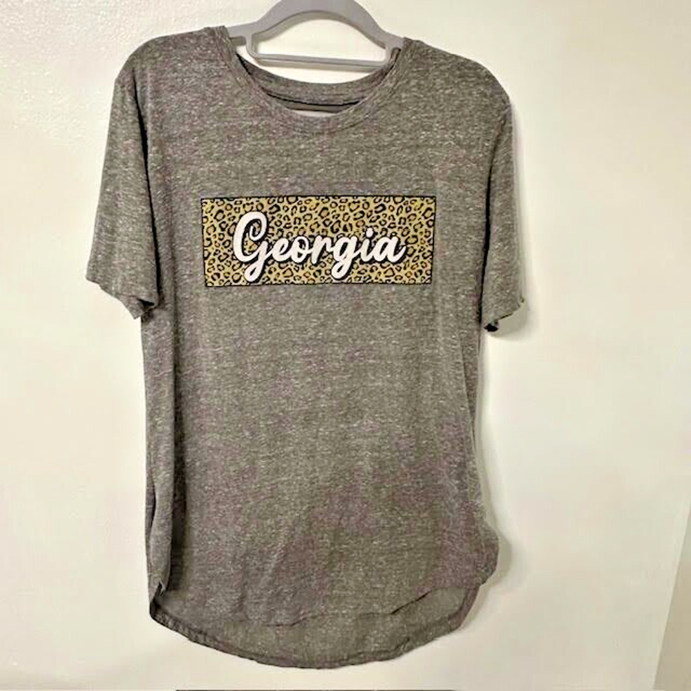 ROYCE BRAND Pressbox WOMENS Georgia GRAPHIC PRINT SHIRT SIZE Large